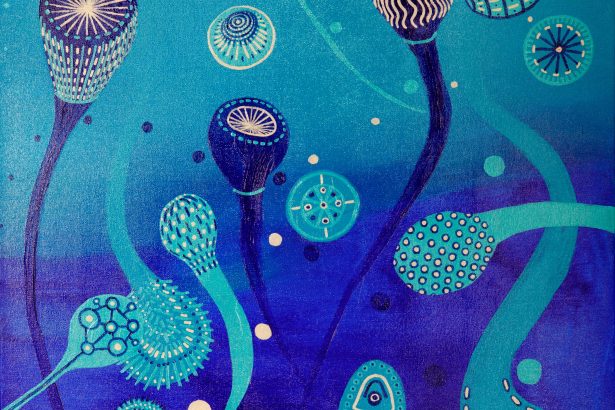 memories of looking down microscopes to identify marine life.