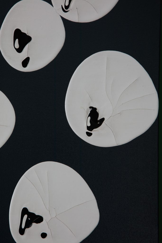 A monochrome abstract